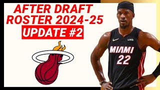 MIAMI HEAT ROSTER UPDATE No2  NBA 202425 Season [upl. by Bussy]