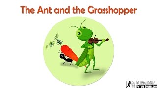 Aesops fable The ant and the grasshopper  Motivational Short Story with Moral for Kids [upl. by Will]