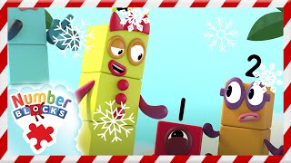 Numberblocks – La magie de Noël  Féérie de lhiver  Apprendre à compter [upl. by Sion]