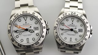 Rolex Explorer II 16570 vs 216570 Review  Choosing the Best Explorer II 2020 [upl. by Tipton]