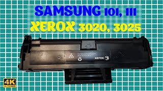 Заправка картриджа Samsung MLTD101S D111S Xerox 3020 3025  Cartridge refill Samsung 101 111 [upl. by Natty790]