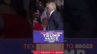 WHOLESOME MOMENT President Trump Hears A Crying Baby in the Crowd ❤️ [upl. by Yseulte]