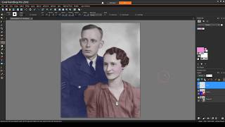 How to Colorize Black and White Photos in PaintShop Pro [upl. by Asinla822]