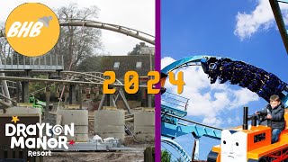 EVERYTHING coming to Drayton Manor in 2024 [upl. by Aleciram]