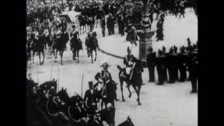 Beëdiging en inhuldiging Koningin Wilhelmina in de Nieuwe Kerk 1898 [upl. by Elaina]