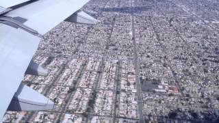 Los Angeles California  Landing at LAX HD 2014 [upl. by Neerbas]