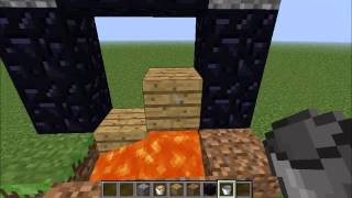 How To Light a Nether Portal Without Flint and Steel [upl. by Jegger50]