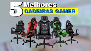 ✅ TOP 5 MELHOR CADEIRA GAMER para comprar 2024 [upl. by Eibreh]