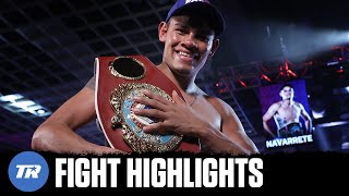 Emanuel Navarrete Knocks Villa Down Twice Becomes TwoDivision Champion  FIGHT HIGHLIGHTS [upl. by Howell]