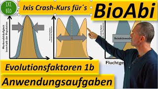 Anwendungsaufgaben Evolutionsfaktoren 1b inter  intrachromosomale Rekombination Selektionsarten [upl. by Dottie]