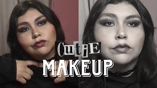 Goth Cutie Makeup  Really Simple 🖤🕷️❤️‍🔥 [upl. by Voletta]