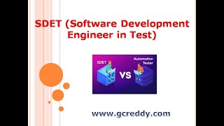 Introduction to SDET  Software Development Engineer in Test  G C Reddy Software Testing [upl. by Lilas609]