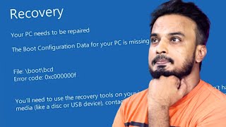 Fix RECOVERY  Your PC needs to be Repaired in Windows 1011 4 Methods 2023 [upl. by Yllut]