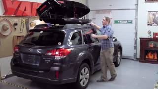 Yakima SkyBox Roof Box Demonstration [upl. by Ailisec]