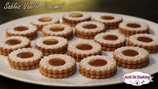 Recette des Sablés à la Vanille et au Caramel au Beurre Salé [upl. by Wane760]