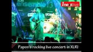 Papons rocking live concert in XLRI [upl. by Aissak]