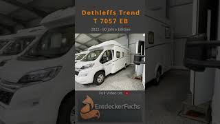 Dethleffs Trend 90 T 7057 EB  2022🦊90 Jahre Edition Short [upl. by Adnolahs]