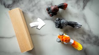 How to carve a goldfish step by step🐠 如何一步一步木雕一條金魚｜วิธีการแกะสลักด้วยไม้ทีละขั้นตอนปลาทอง [upl. by Noy293]