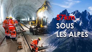 La Suisse a Construit le Plus Grand Tunnel Ferroviaire du Monde [upl. by Doehne]