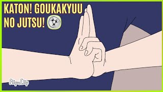 Katon Goukakyuu no Jutsu  Flipaclip Timelapse [upl. by Htebiram]