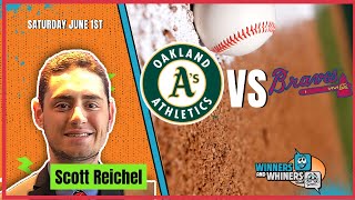 Free MLB Betting Pick Oakland Athletics vs Atlanta Braves 6124 Scotts Selections [upl. by Julienne]