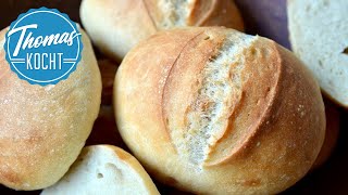 Perfekte Brötchen backen  wie vom Bäcker  Thomas kocht [upl. by Yentruocal]