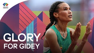 Gidey beats Hassan and Obiri to claim 10000m gold  World Athletics Championships Oregon 22 [upl. by Adam]