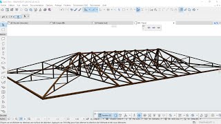 COMMENT DESSINER UNE CHARPENTE SUR ARCHICAD [upl. by Francois959]