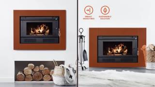 Scandia Inbuilt Wood Fireplaces  InaMinute [upl. by Hamlani409]