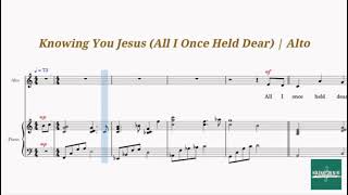 Knowing You All I Once Held Dear Alto  Vocal Guide by Sis Jewess Tobias [upl. by Jangro]