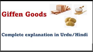 what are giffen goods  Examples of giffen goods  demand curve of giffen goods [upl. by Notyal336]