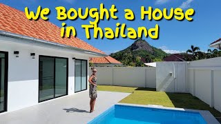 We Bought a House in Thailand  Buying a House as an Expat in Thailand [upl. by Anailuig]