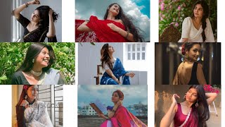 Elegant Self Saree Poses  must try candid poses in saree  saree poses ideas sareephotoposes [upl. by Alemat]