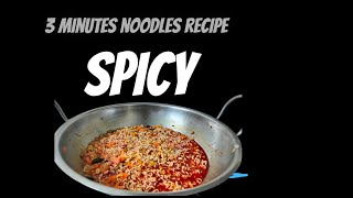 3 minutes spicy noodles recipe with vegetables mixed  spicynoodles [upl. by Grimonia]