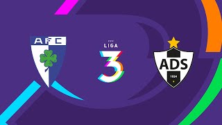 Liga 3 22ª jornada Série A Anadia FC 2  1 AD Sanjoanense [upl. by Guillemette256]