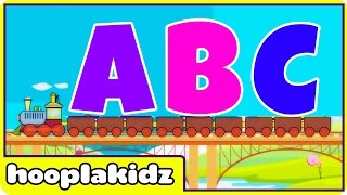 HooplaKidz  ABC Train Song  Kids Song [upl. by Anu34]