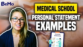 Medical School Personal Statement Examples That Got Students ACCEPTED [upl. by Lisabeth719]