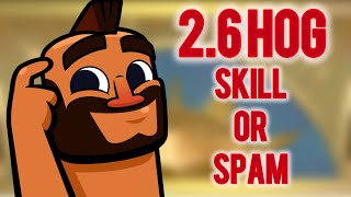 26 HOG Cycle  SPAM OR SKILL🤔 clashroyale [upl. by Sucitivel901]