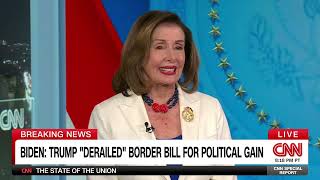 Speaker Emerita Pelosi on CNNs Special Coverage of the State of the Union Address [upl. by Eiramanad]