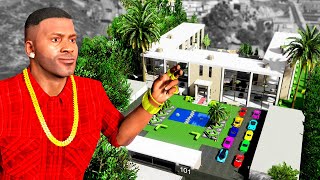 Franklins QUINTILLIONAIRE HOUSE Upgrade in GTA 5 [upl. by Aramat]