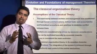 Principles of Management Lectures  Evolution of Management Theories [upl. by Gilus]