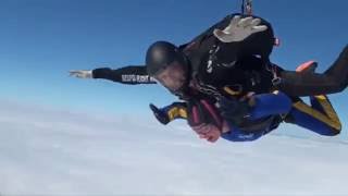 Roxannes skydive for charity [upl. by Eirallam]