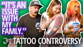 Why Your Parents Hate Your Tattoos  Tattoo Artists React [upl. by Gitlow304]