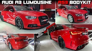 Audi A3 Limousine 8V  RS3 Dönüşümü  Modifiye [upl. by Babcock]