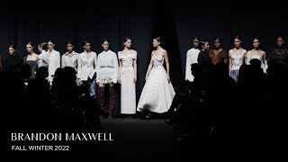 Fall Winter 2022 Runway Show  Brandon Maxwell [upl. by Auqenahs273]