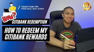 Step by Step Citibank Premiermiles Redemption  How To  Credit Cards [upl. by Akinuahs]