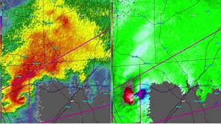 BassfieldSosoPachuta Mississippi Tornado Radar Scans Stay on Frame [upl. by Anikal846]