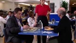 Larry David  Bald with Waitress [upl. by Alane]