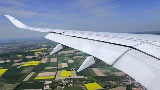 Lufthansa A350941 Landing in Munich [upl. by Rudman]