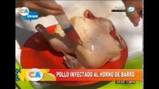 Pollo inyectado al horno de barro [upl. by Lucretia]